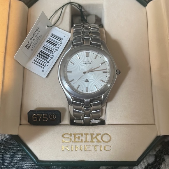 NWT seiko kinetic watch